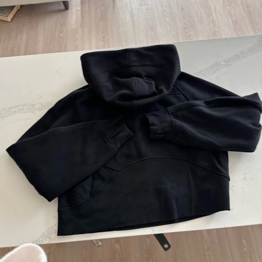 Lululemon Black Scuba Oversized Half-Zip Hoodie - Picture 3 of 5